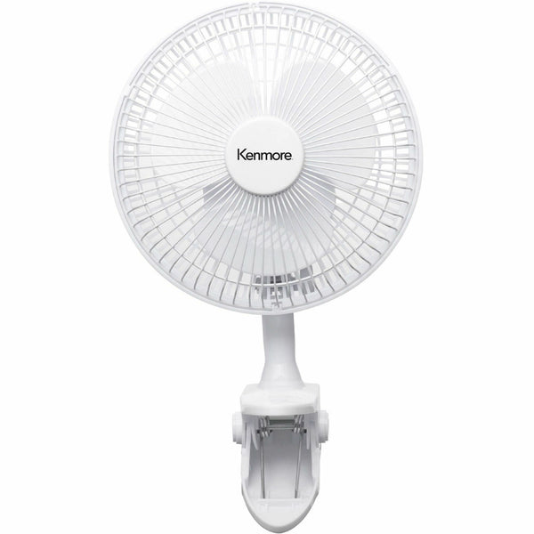ESM 6" Clip-On Fan, 2 Speed, Clip-on, White (ESMKM60032WH) Each