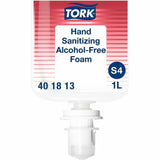TORK Hand Sanitizer Foam Refill, Fragrance-free Scent, 1.06 quart, Pump Bottle Dispenser, 6/Carton (TRK401813) Case of 6