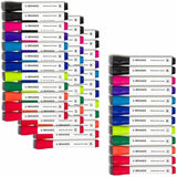 U Brands Dry Erase Marker, Assorted Ink, Dry, White Barrel, 48/Pack (UBR2924U0104) Pack of 48