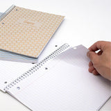 Pukka Pads Haze Notebook, Letter, 8½" x 11", Cardboard Cover, 50 Sheets, Spiral, 3 Hole(s), 80 g/m² Grammage, 3/Pack (PKP9978ASTHZE) Pack of 3