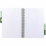 Pukka Pads Haze Notebook, Clear Poly, Transparent Cardboard Cover, Twin Wirebound, 100 Sheets, 200 Pages, 3/Pack (PKP9975ASTHZE) Pack of 3