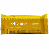 Why Bars Superfood Protein Snack Bars, Gluten-free, Dairy-free, Soy-free, Non-GMO, Individually Wrapped, Zesty Lemon, 2.04 oz, 12/Pack (WHYWB7) Pack of 12