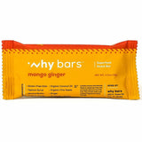 Why Bars Superfood Protein Snack Bars, Gluten-free, Dairy-free, Soy-free, Non-GMO, Individually Wrapped, Mango Ginger, 2.04 oz, 12/Pack (WHYWB5) Pack of 12
