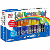 Kwik Stix Tempera Paint/Paper Set, Stick, Red, Orange, Yellow, Green, Light Blue, Dark Blue, Purple, Black (TPG698) Each