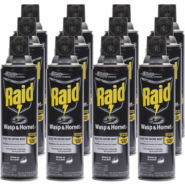 Raid Wasp and Hornet Killer 33, 14 fl oz, 12/Carton (SJN377651CT) Case of 12