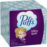 Puffs Ultra Soft Facial Tissue, 2 Ply, 8.20" x 8.40", White, 56/Box, 24/Carton (PGC35038CT) Case of 24