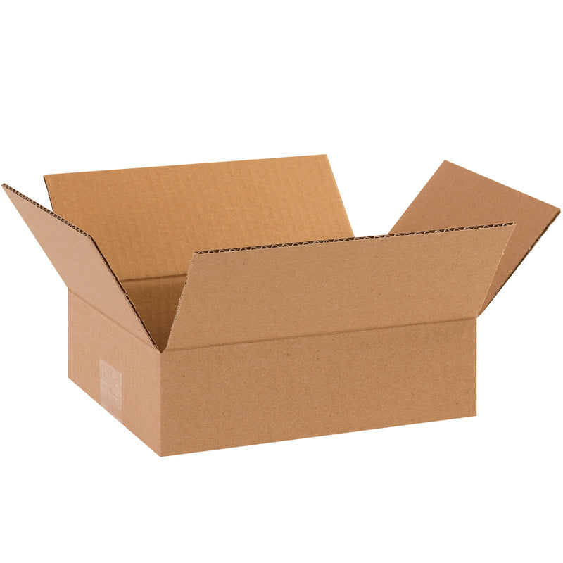 10 x 8 x 3" Flat Corrugated Boxes, Bundle Of 25 Bundle Of 25