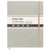 Pukka Pads Signature Notebook, Letter, 8½" x 11", Oatmeal Vegan Leather Cover, 1 Subject(s), 96 Sheets, 192 Pages (PKP9943SIG) Each