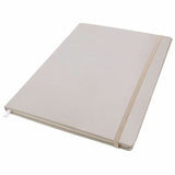 Pukka Pads Signature Notebook, Letter, 8½" x 11", Oatmeal Vegan Leather Cover, 1 Subject(s), 96 Sheets, 192 Pages (PKP9943SIG) Each