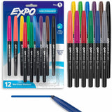 Sanford Expo Wet-Erase Markers, Assorted Ink, 12/Pack (SAN2211379) Pack of 12