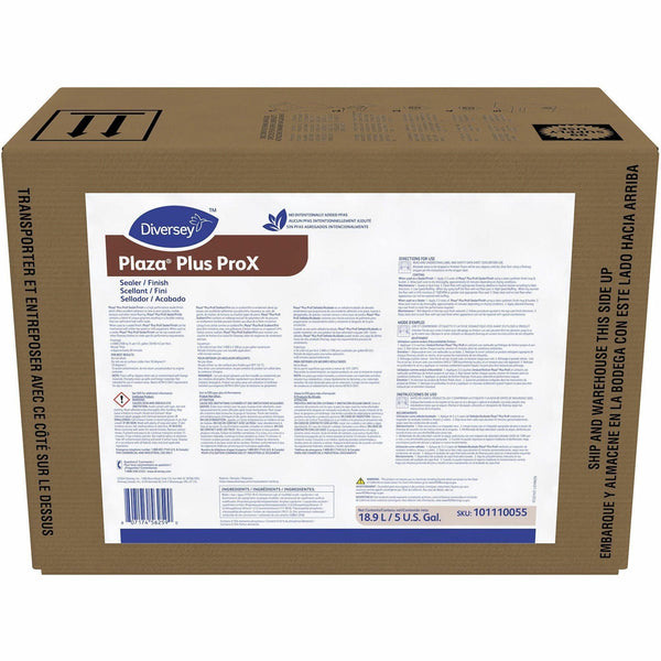 Diversey Care Plaza Plus Sealer/Finish, Ready-To-Use, 640 fl oz (20 quart) (DVO101110055) Each