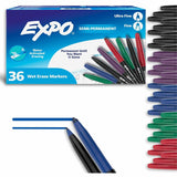 Sanford Expo Wet-Erase Markers, Fine, Ultra Fine Marker Point, Assorted Ink, 36/Box (SAN2211378) Box of 36