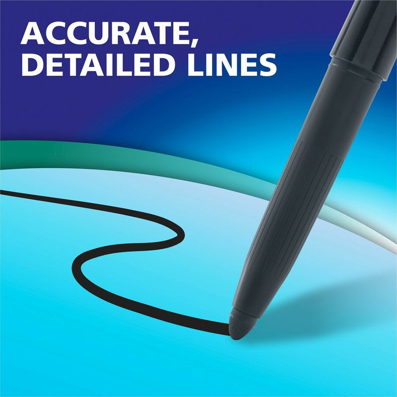 Sanford Expo Wet-Erase Markers, Fine Marker Point, Blue Ink, 1/Dozen (SAN2211319) 1 Dozen