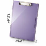 Officemate Clipboard Storage Boxes, Purple, Storage for Document, Paper, Plastic (OIC83396) Each