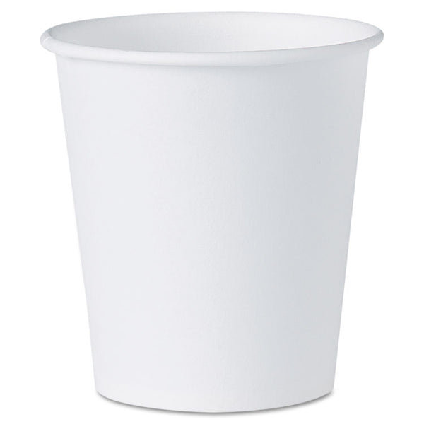 SOLO® White Paper Water Cups, 3 oz, 100/Bag, 50 Bags/Carton (SCC44CT) Case of 5000