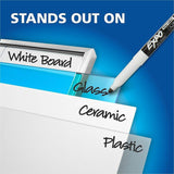 Sharpie Eraser Cap Fine Magnetic Dry Erase Markers, Assorted, 8/Pack (SAN1944748A) Pack of 8