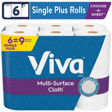 Viva Choose-A-Sheet Paper Towels, 1 Ply, 83 Sheets/Roll, 6/Pack, 4/Carton (KCC49413CT) Case of 24