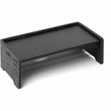 DURABLE Monitor Stand EFFECT, 22.05 lb Load Capacity, 6.30" x 19.69", Desk, Table, Metal, Felt, Charcoal (DBL508158) Each