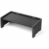 DURABLE Monitor Stand EFFECT, 22.05 lb Load Capacity, 6.30" x 19.69", Desk, Table, Metal, Felt, Charcoal (DBL508158) Each