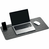 DURABLE Desk mat EFFECT 700x330mm, 13" x 27.50" x 0.150", Home Office, Rectangular, Charcoal (DBL708158) Each
