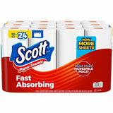 Scott Choose-A-Sheet Paper Towels, White, Fiber Paper, 12/Pack (KCC56672) Pack of 12