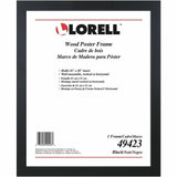 Lorell Poster Frame, 16" x 20" Frame Size, Black (LLR49423) Each