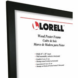 Lorell Poster Frame, 16" x 20" Frame Size, Black (LLR49423) Each