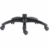 Lorell Black Base Leather High-back Chair, Black (LLR59435) Each