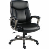 Lorell Sera High-Back Manager Chair w/Armrest, Black (LLR63270) Each
