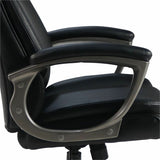 Lorell Sera High-Back Manager Chair w/Armrest, Black (LLR63270) Each