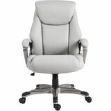 Lorell Kyros High-Back Executive Chair, Gray Seat Color, Gray Back Color (LLR63291) Each