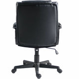 Lorell SOHO Mid-back Chair w/Armrest, Black (LLR81810) Each