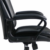 Lorell SOHO Mid-back Chair w/Armrest, Black (LLR81810) Each