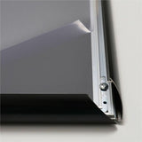 Deflecto Wall Mount Snap Frame, 19.13" x 25.25" Frame Size, Holds 18" x 24" Insert, Black, (DEF690003B) Each
