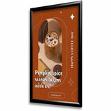Deflecto Wall Mount Snap Frame, 19.13" x 25.25" Frame Size, Holds 18" x 24" Insert, Black, (DEF690003B) Each