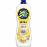 Soft Scrub Total Bath/Kitchen Cleanser, 24 fl oz (0.8 quart), Fresh, Lemon Scent (DIA07224EA) Each
