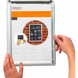 Deflecto Wall Mount Snap Frame, 19.13" x 25.25" Frame Size, Holds 18" x 24" Insert (DEF690003S) Each