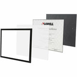 Lorell Certificate Frame, 8.50" x 11" Frame Size, Beveled Edge, Black (LLR49415) Each