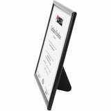Lorell Certificate Frame, 8.50" x 11" Frame Size, Beveled Edge, Black (LLR49415) Each