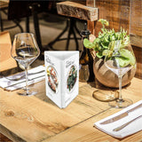 Deflecto 3-Sided Sign/Menu Holder, Support 4" x 6" Media, Clear, Plastic, Polystyrene (DEF4444) Each