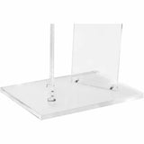 Kantek Standing Lectern, 41" x 23.60" x 16", Clear, 2 Legs, Speaker, Presentation, Assembly Required (KTKAP360) Each