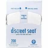 Hospeco Recycled Paper Toilet Seat Covers, 25/Carton (HOSDSQTR5M) Case of 25