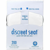 Hospeco Recycled Paper Toilet Seat Covers, 25/Carton (HOSDSQTR5M) Case of 25
