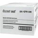 Hospeco Recycled Paper Toilet Seat Covers, 25/Carton (HOSDSQTR5M) Case of 25