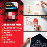 Scotch Removable Double-Sided Mounting Squares, 1" x 1", White, Acrylic Adhesive, 1/Pack (MMM108AMSSQ16) Each