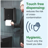 TORK Matic Hand Towel Roll Dispenser, Black (TRK5511284) Each