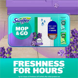 Swiffer Sweeper Wet Mop Cloths, Lavender Scent, 8" x 10", 19 Cloths/Pack, 2/Carton (PGC00743) Case of 2