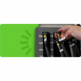 Brother P-touch Genuine TZeFX251 BK on WHT Label Tape, Flexible ID Laminated, 24mmX8m, x 15/16", Black on White (BRTTZEFX251G) Each