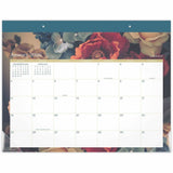 At-A-Glance Midnight Garden Monthly Desk Pad, 21 3/4" x 17", 2.25" x 2.75" Block, 12-Month, Jan 2027-Dec 2027, Headband (AAG1768704) Each