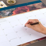 At-A-Glance Midnight Garden Monthly Desk Pad, 21 3/4" x 17", 2.25" x 2.75" Block, 12-Month, Jan 2027-Dec 2027, Headband (AAG1768704) Each